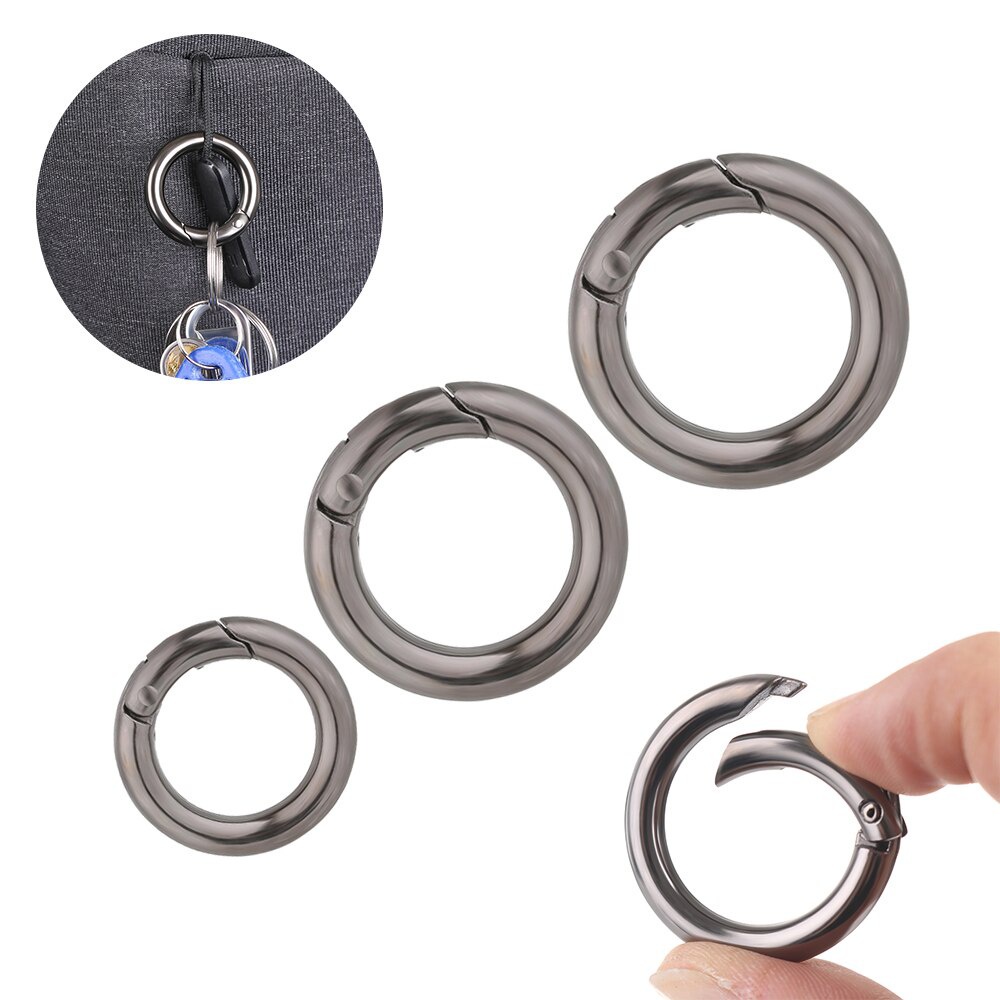 Set 2 Móc Khóa Chữ O Bằng Hợp Kim Kẽm Đa Năng