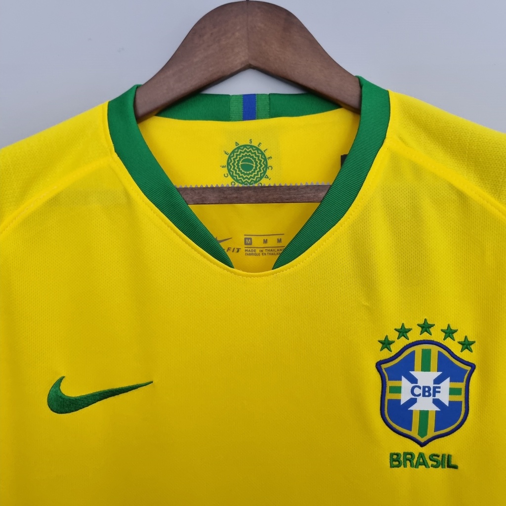 Áo Bóng Đá Đội Tuyển Brazil 2018 Trẻ Trung Năng Động