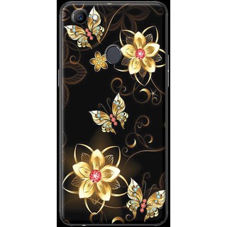 Ốp Lưng Oppo F7 Bướm Hoa Vàng