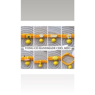 Vòng cổ handmade cho chó mèo