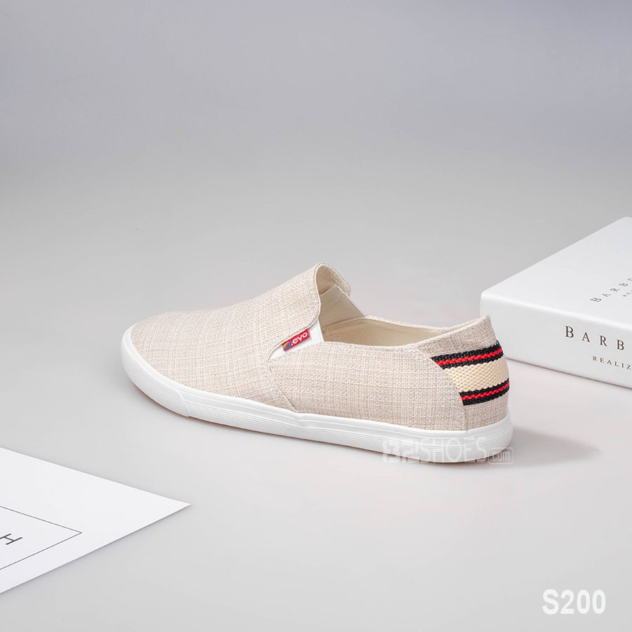 Giày lười nam - Slip on nam vải - Mã S200 | BigBuy360 - bigbuy360.vn