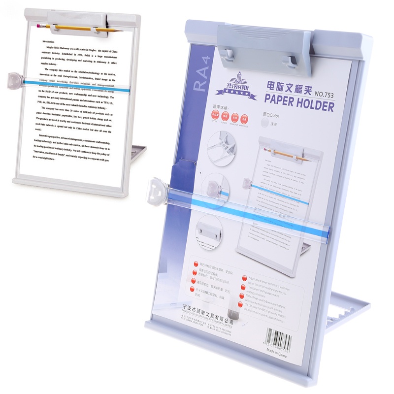 Giá Đỡ Tài Liệu / Sách Bằng Nhựa Tùy Chỉnh Tiện Dụng Cho Văn Phòng