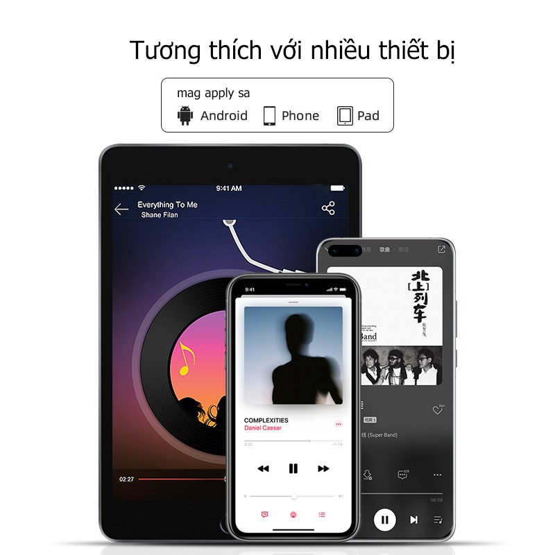 Tai nghe Bluetooth không dây thể thao TWS 5.0 Chống nước, Chống mồ hôi, Âm trầm, Nghe bài hát, Sử dụng trong nhiều dịp