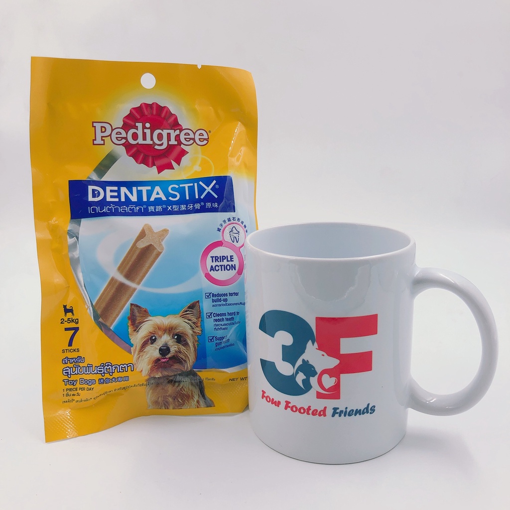 Bánh thưởng mini cho chó Pedigree DentalStix - 60gr - Bao Bì Chính Hãng