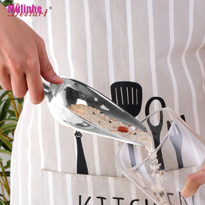 [Mulinhe] 9.8inch Stainless SteelSpice Scoop Buffet Shovel Wedding Bar Party Kitchen Tools