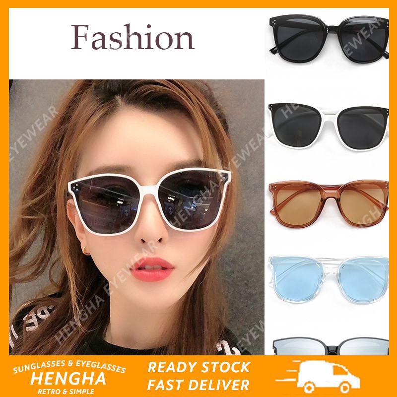 Kính mát mắt mèo chống tia cực tím phong cách Hàn Quốc thời trang