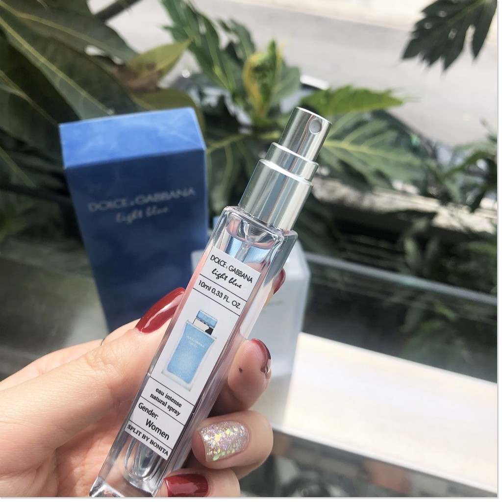 [Mã chiết khấu giảm giá mỹ phẩm chính hãng] [CHUẨN AUTH - Mẫu thử 10ml] Nước hoa 𝐃&𝐆 𝐋𝐢𝐠𝐡𝐭 𝐁𝐥𝐮𝐞 𝐄𝐚𝐮 𝐈𝐧𝐭