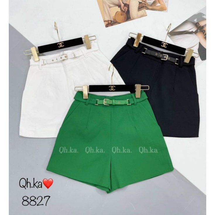 Quần sooc vải đai khuy hàng QCL1