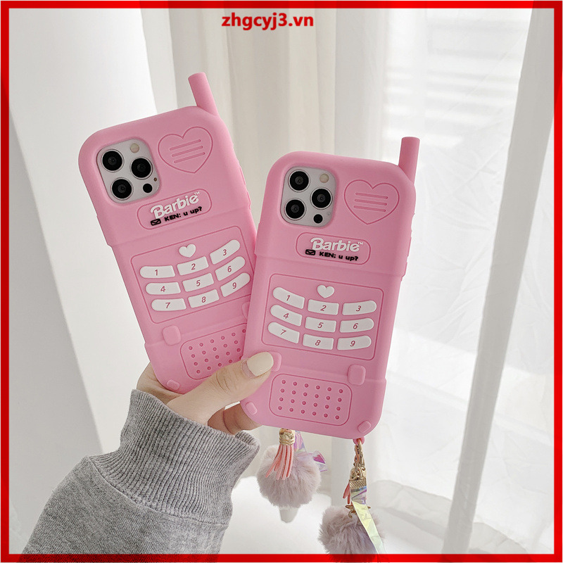 Ốp Lưng Silicone Họa Tiết Hoạt Hình Barbie Thời Trang Cho Iphone7 / 8 Iphone 7plus / 8plus Iphone X Xs Xr Xsmax Iphone 11 11pro 11promax 12 12pro 12pro Max 12mini