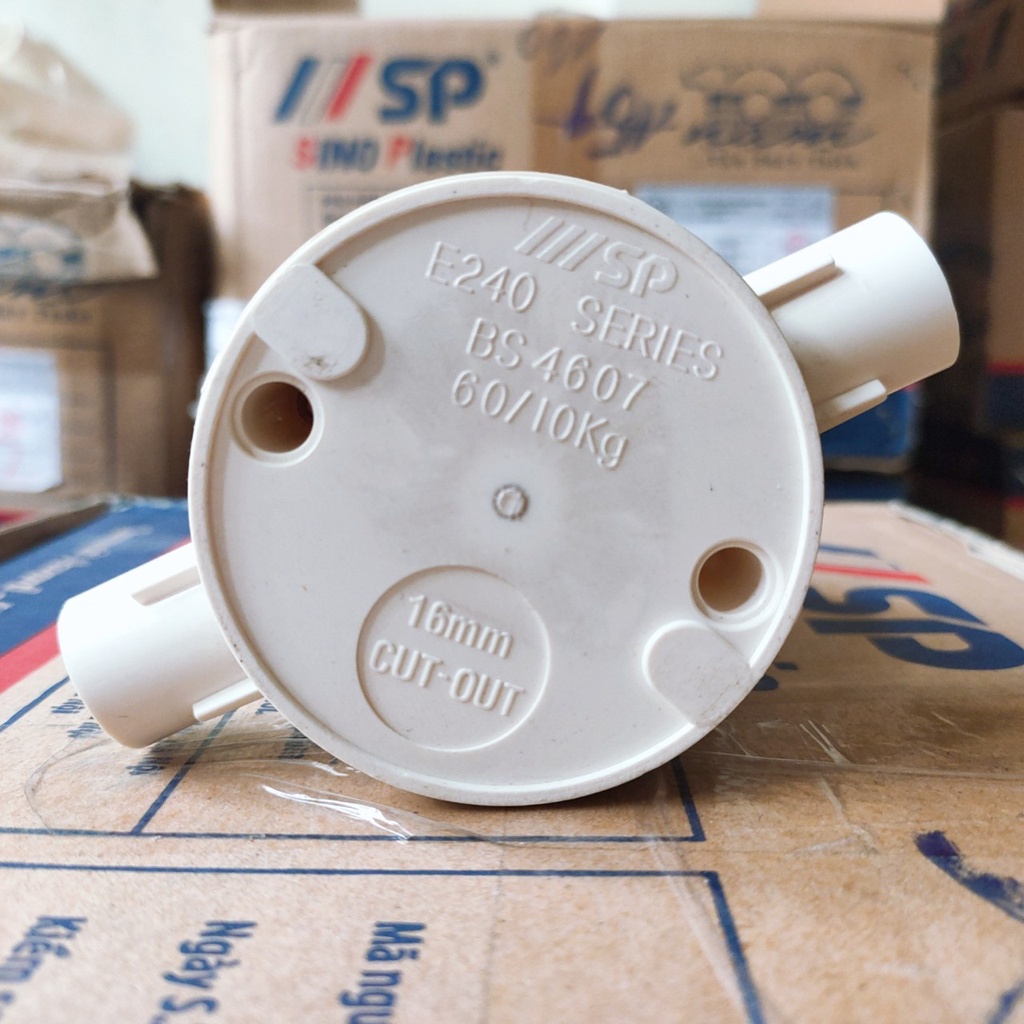 Hộp chia ngả 1, 2, 3, 4 đường D16 thấp Sino  E240/16/1, E240/16/2, E240/16/2A, E240/16/3, E240/16/4