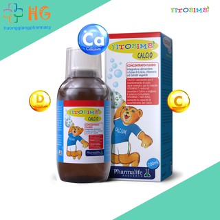 Fitobimbi Calcio, bổ sung canxi và vitamin D. GIúp phát triển chiều cao tối đa cho trẻ, giúp xương, răng chắc khỏe