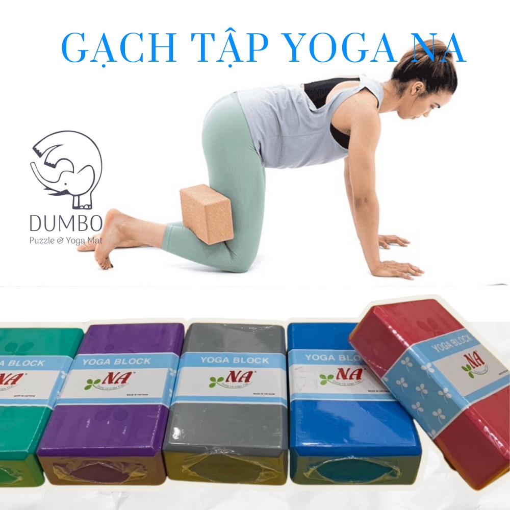 Gạch Tập Yoga NA [Chính hãng] DUMBO MAT | Block Dày 10cm nặng 420gr