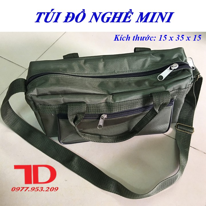 TÚI ĐỰNG ĐỒ NGHỀ MINI XANH RÊU