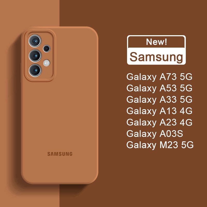 Ốp Điện Thoại Silicone Mềm Chống Sốc Cho Samsung Galaxy A73 A53 A33 A23 M23 5G A13 4G A03S A52 A52S