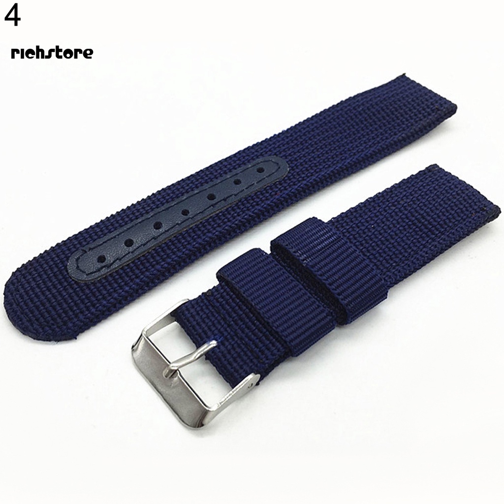 Dây đeo đồng hồ bằng nylon 18mm / 20mm / 22mm / 24mm phong cách quân đội năng động cho nam