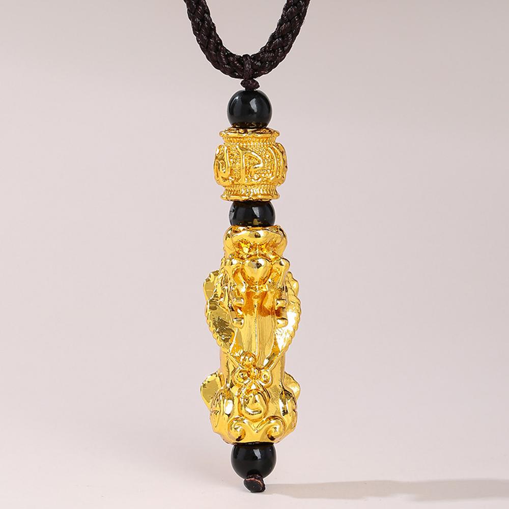 Vòng cổ Mặt Đá Pixiu May Mắn Thời Trang Cho Nam