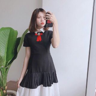 Đầm tiểu thư dập li