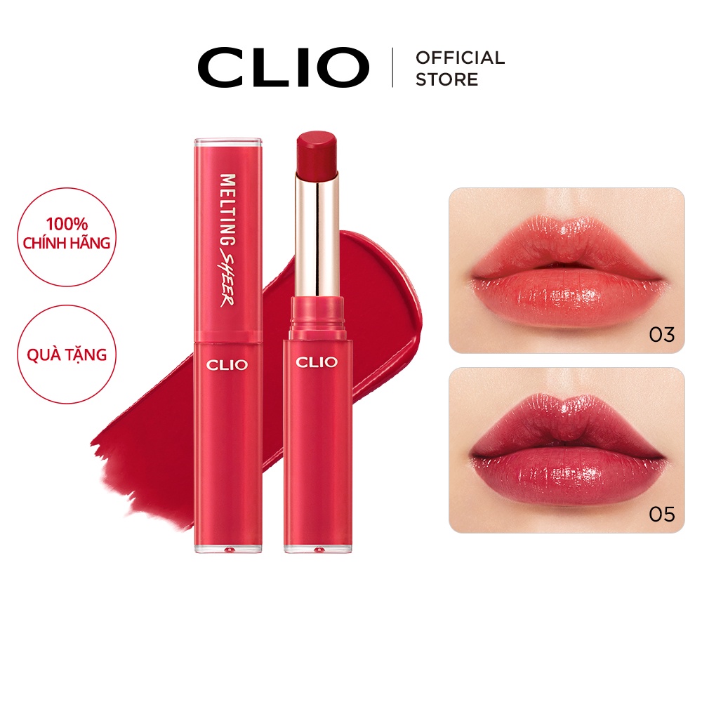 Son Môi Clio Màu Lâu Trôi Và Dưỡng Ẩm Môi Hiệu Quả Độc Đáo 2g