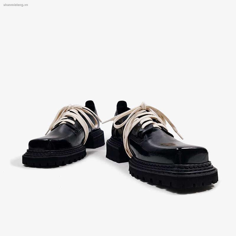Giày da đế dày mũi vuông phong cách Anh Quốc cá tính cho nữ
 | BigBuy360 - bigbuy360.vn