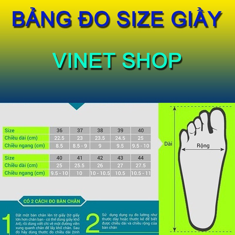 Giày Sneakers thời trang - VINET -DG09