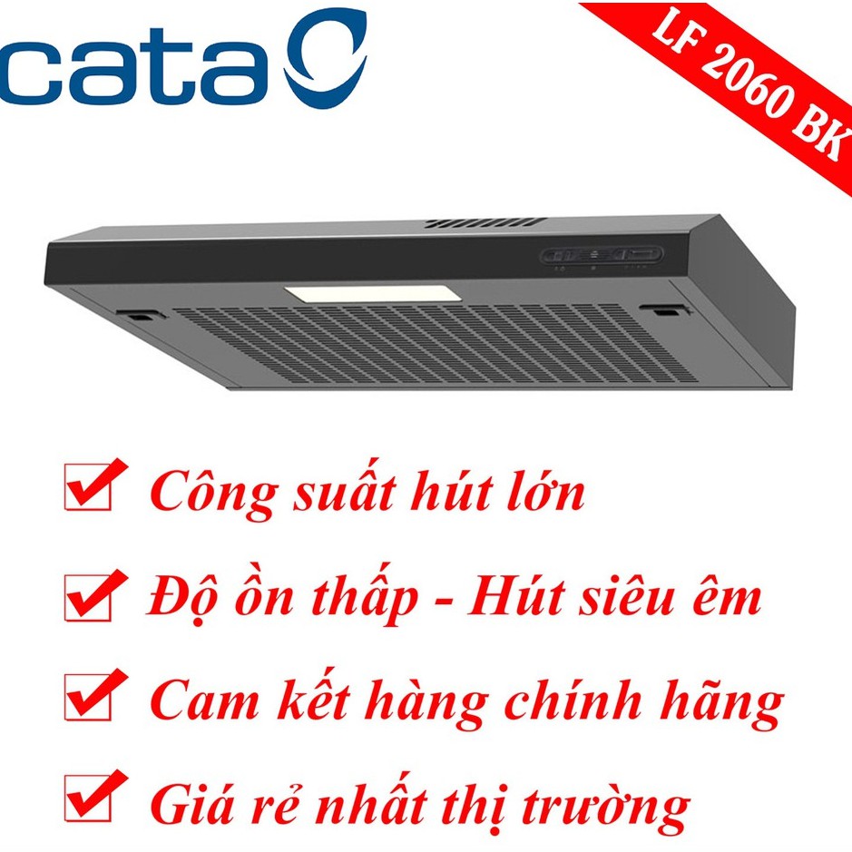 Máy hút mùi cổ điển 60cm Cata LF  BK, máy hút mùi, máy hút khói, máy hút khói khử mùi, may hut mui, máy hút mùi bếp