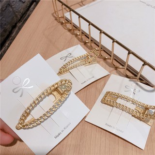 Kẹp Tóc Thiết Kế Đơn Giản Thời Trang Theo Phong Cách Âu Mỹ