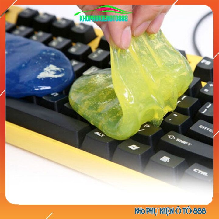 [ FREESHIP ] Gel Silicone Làm Sạch Bụi Bẩn Ô Tô Bàn Phím Máy Tính Dạng Túi 70g