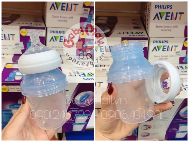 Cốc trữ sữa Phillip Avent ( Set 10c - Set 5c)