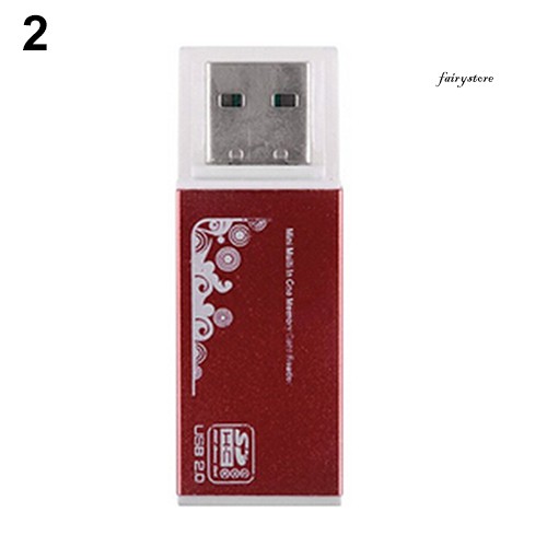 Đầu Đọc Thẻ Nhớ Fs + Usb 2.0 Cho Micro Sd Sdhc Tf M2 Mmc Ms Pro Duo