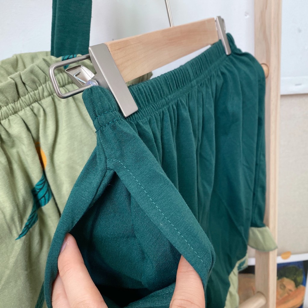 [Mã WA77 giảm 15% đơn 150k] Bộ đồ mặc ở nhà 2 dây cotton siêu dễ thương [BC05] | BigBuy360 - bigbuy360.vn