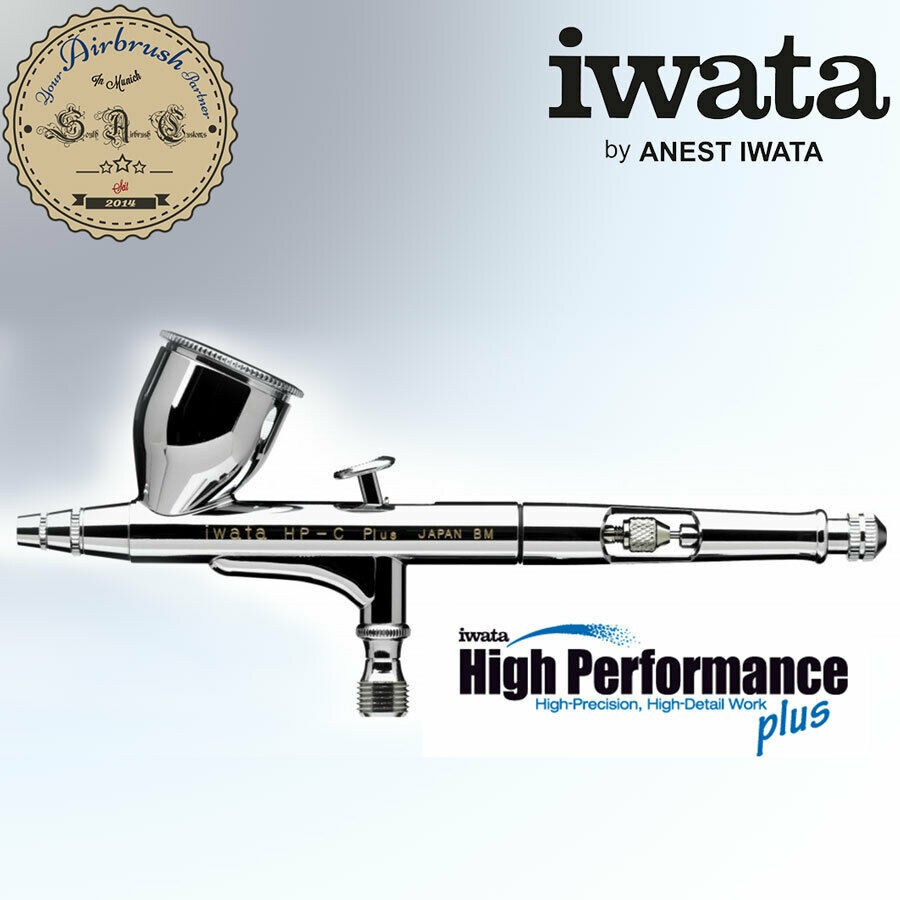 Bút sơn mô hình Iwata High Performance HP-C Plus 0.3mm Gravity Feed Dual Action Airbrush