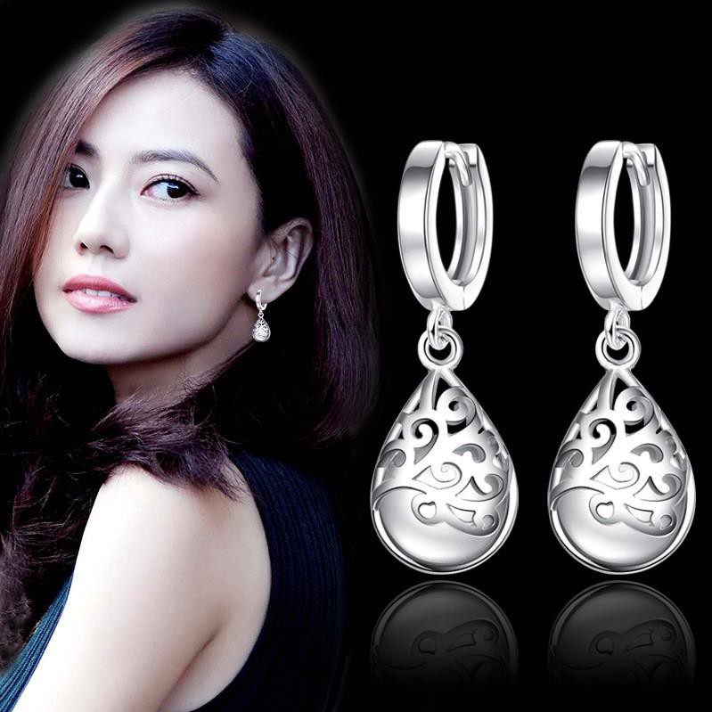 Bông tai giọt lệ đính đá s925 bibo_store