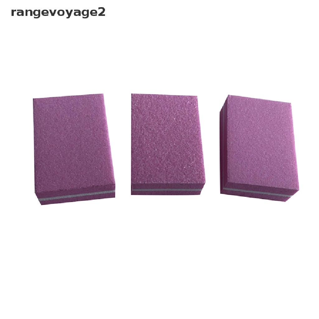 [rangevoyage2] 10/30/50PCS Sponge Nail File Double Side Polishing Buffer Block Nursing Tool [new]