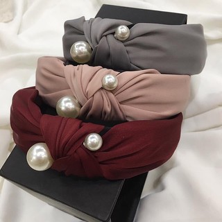 🍀Bờm tóc:bờm tóc turban vải 1 màu(BTHHB1.D0)