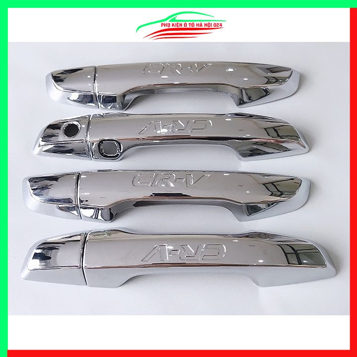 Ốp tay hõm mạ crom CRV 2018-2019-2020-2021-2022 sáng bóng chống trầy bảo vệ cửa xe ô tô
