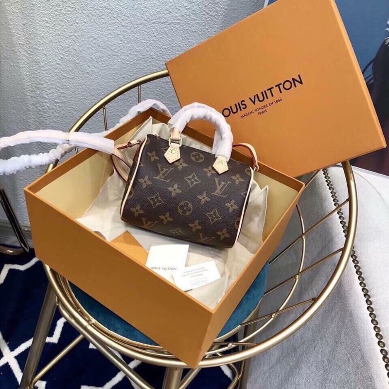 Túi nữ LV trống sz17cm bản đẹp chuẩn super kèm túi giấy hóa đơn
