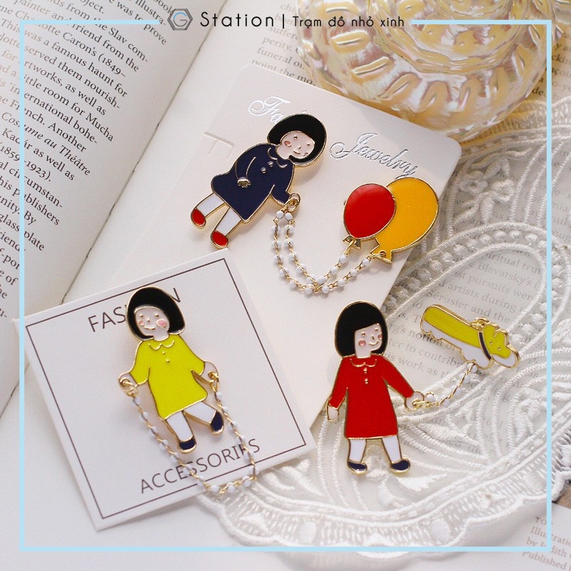 Pin cài áo Cô Ba Sài Gòn - GC416