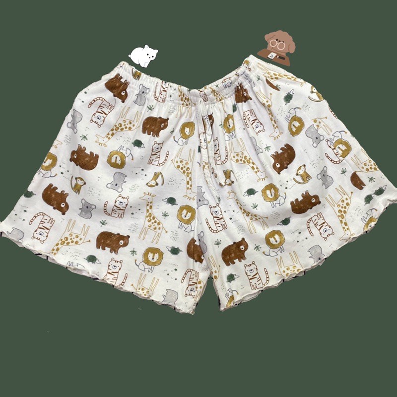 Quần cotton 😜 FREESHIP 💝 quần short nữ mặc ngủ, ở nhà cute, hình thú dễ thương - PAK.official shop | BigBuy360 - bigbuy360.vn