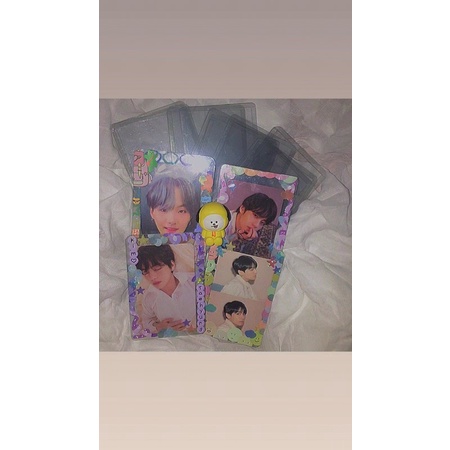Toploader size b8, a7, b7 gói ảnh thẻ album, card size lớn