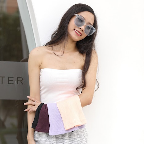Áo quây ôm ngực croptop nữ , không đệm chất liệu thun tăm cao cấp thiết kế TK FASHION - AQK1