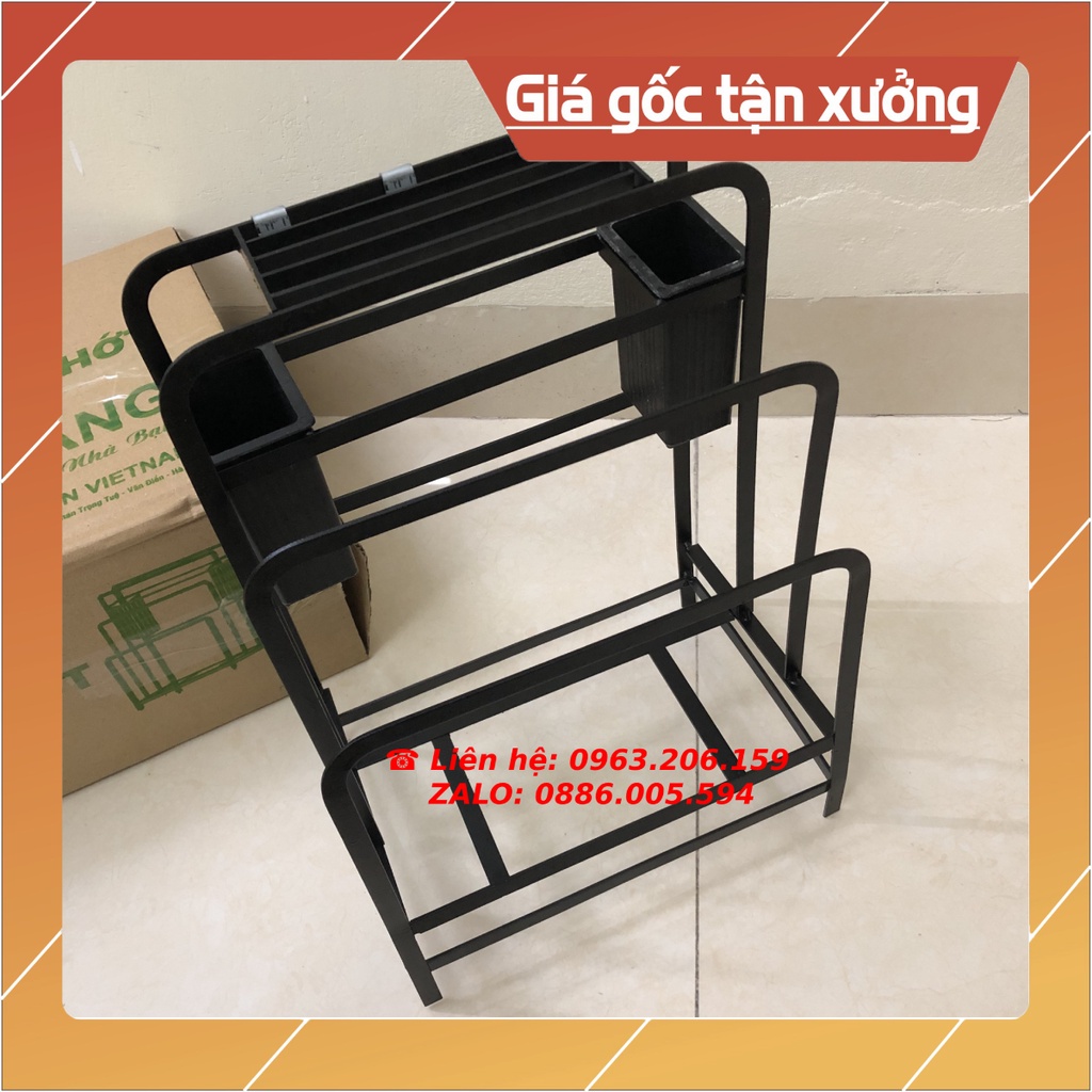 [NEW] KỆ CÀI DAO, TREO THỚT CHẤT LIỆU THÉP SƠN TĨNH ĐIỆN