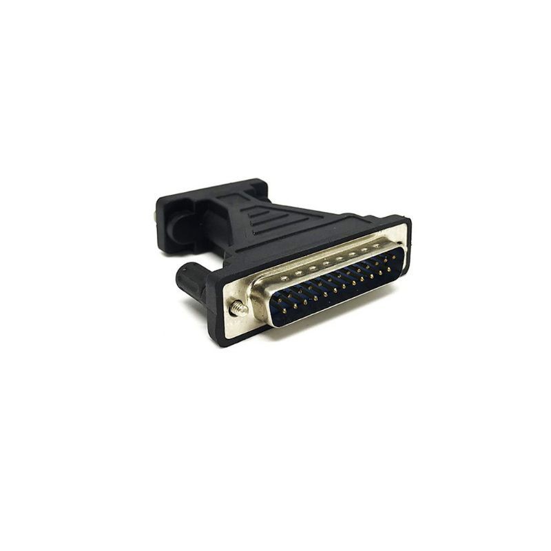 Cáp USB To Com RS232 Z-TEK ZE400 Và Cổng Chuyển 9 Chân Âm Ra 25 Chân Dương LPT