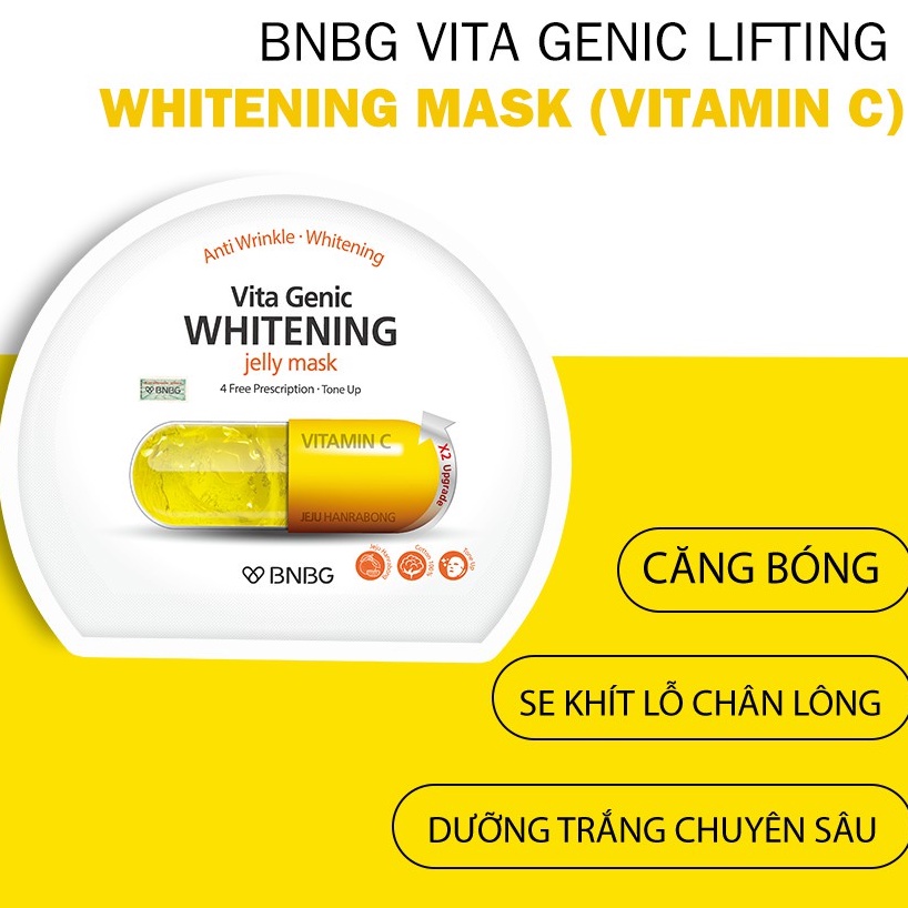 Combo 5 Mặt Nạ Giấy BNBG Vita Genic Jelly Mask (30mlx5)