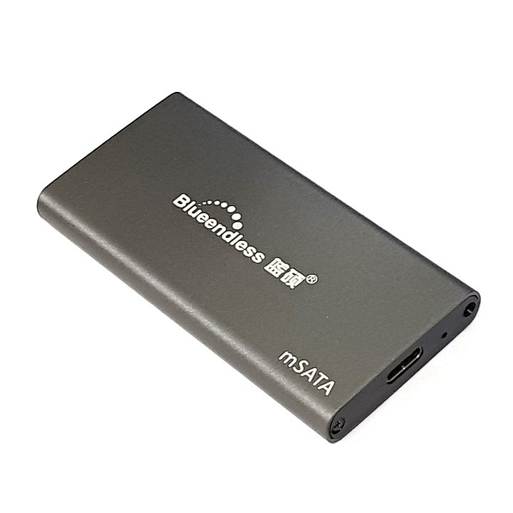 Box SSD mSATA USB-A-C 3.1 Blueendless M3C BX03