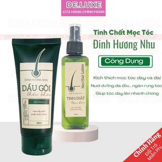 Combo dầu gội + xịt tinh dầu bưởi đinh hương nhu - dầu gội kích mọc tóc, giảm gãy rụng, giúp tóc nhanh dài & bóng