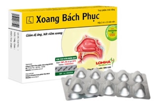 Xoang Bách Phục - giảm dị ứng, bớt viêm xoang