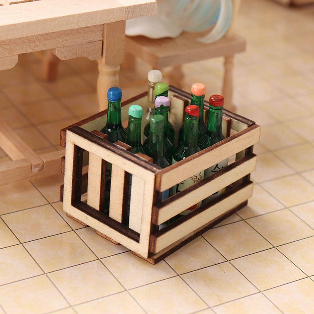 YIYU Mô Hình Cảnh Đời Sống Bằng Gỗ Tỉ Lệ 1 / 12 Trang Trí Nhà Búp Bê