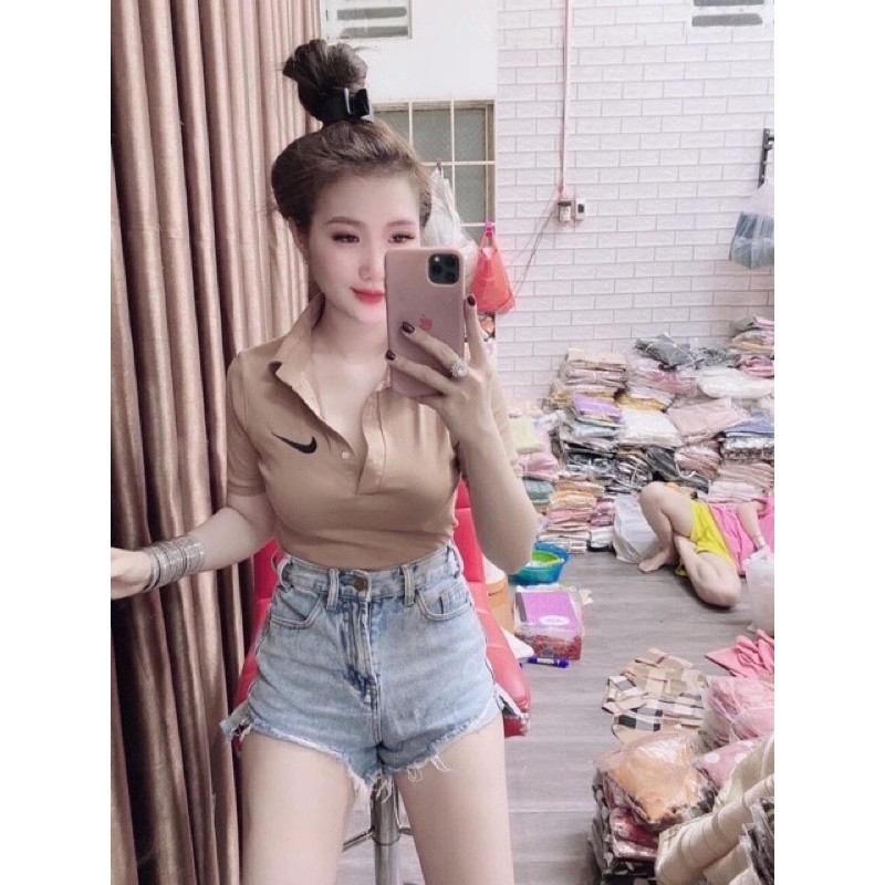 Áo thun body có cổ đơn giản | BigBuy360 - bigbuy360.vn