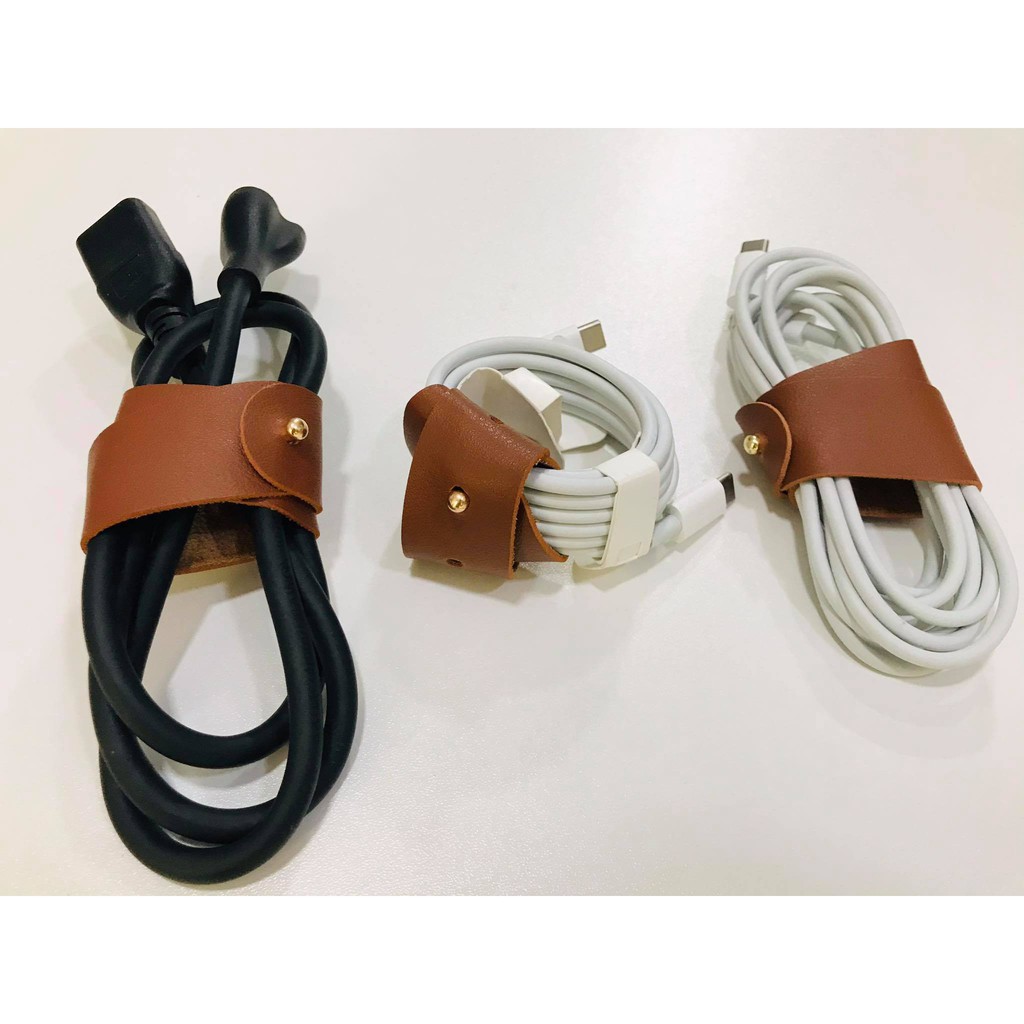 Dây Da Quấn Gọn Dây Điện, Dây Cáp Điện Thoại, Macbook, iPad, Laptop | BigBuy360 - bigbuy360.vn