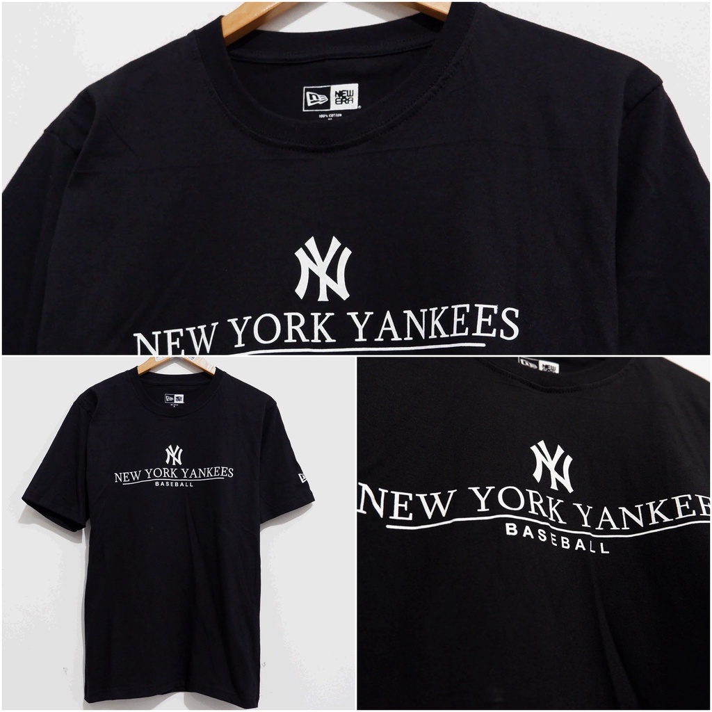 MLB Áo Thun In LOGO Đội Bóng Chày NEW YORK YANKEES Phong Cách Vintage